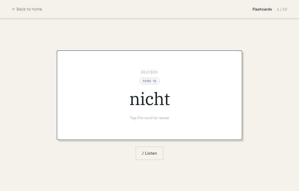 Tarjetas de vocabulario alemán — germanbasicwords.com